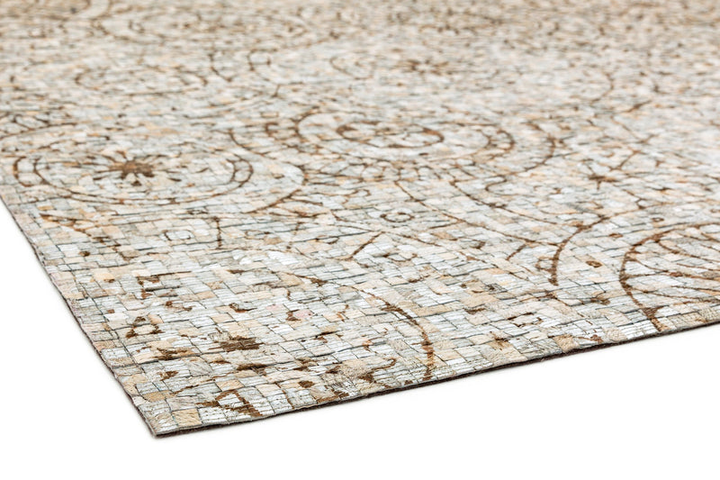Laagpolig vloerkleed Easy Living Xylo Hand Sewn Cowhide Laser Design