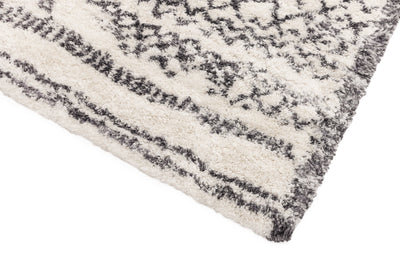 Hoogpolig vloerkleed Easy Living Alto Rug al04 Cream Grey