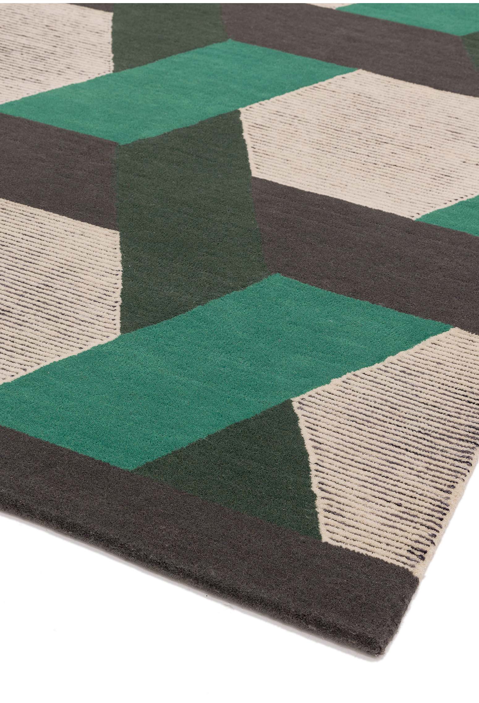 Laagpolig vloerkleed Easy Living Camden Rug Green