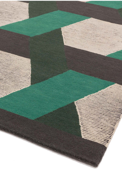 Laagpolig vloerkleed Rugestiq Camden Rug Green