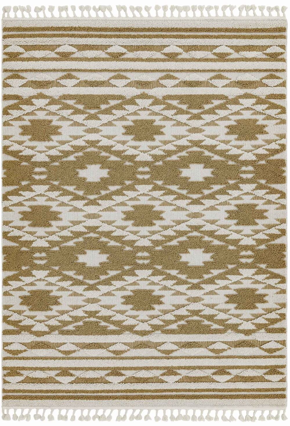 Laagpolig vloerkleed Easy Living Taza Ochre