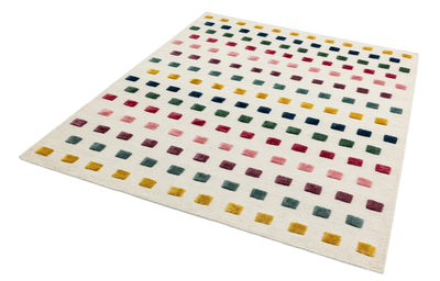 Laagpolig vloerkleed Easy Living Theo Jewel Squares