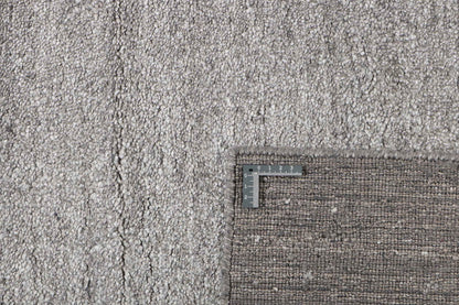 Laagpolig vloerkleed MOMO Rugs Plain Dust Steel