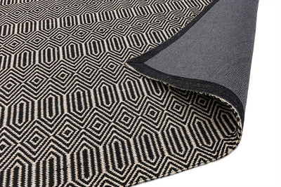 Laagpolig vloerkleed Easy Living Sloan Black