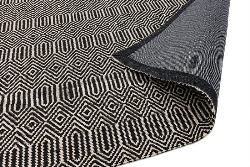 Laagpolig vloerkleed Easy Living Sloan Black