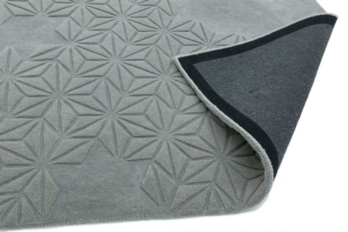 Laagpolig vloerkleed Easy Living Starburst Rug Silver