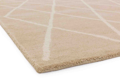 Laagpolig vloerkleed Easy Living Albany Diamond Sand