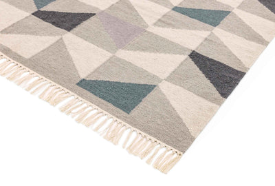 Laagpolig vloerkleed Easy Living Hackney Geo Heather