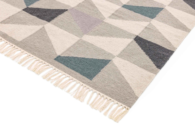 Laagpolig vloerkleed Easy Living Hackney Geo Heather