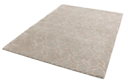 Laagpolig vloerkleed Easy Living Nexus Rug Fine Lines Silver Pink