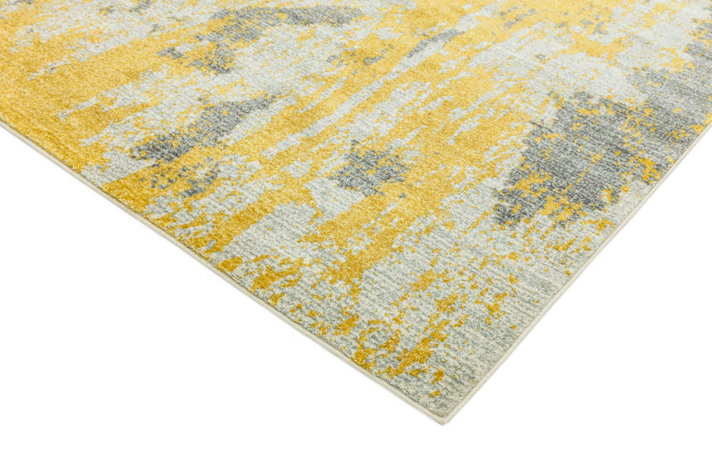 Laagpolig vloerkleed Easy Living Nova Painterly Ochre