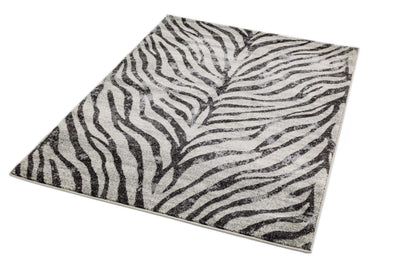 Laagpolig vloerkleed Easy Living Nova Zebra Grey