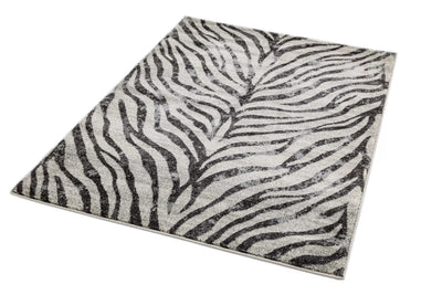 Laagpolig vloerkleed Easy Living Nova Zebra Grey