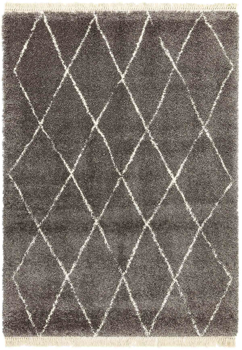 Berber vloerkleed Easy Living Rocco Grey Diamond