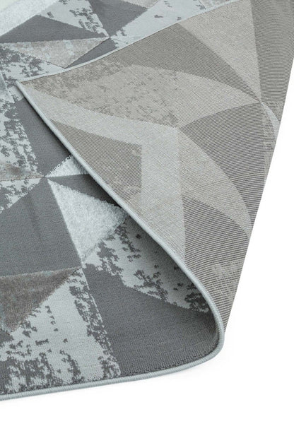 Laagpolig vloerkleed Easy Living Orion or009 Flag Silver