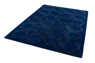Laagpolig vloerkleed Easy Living Nexus Rug Octagon Navy