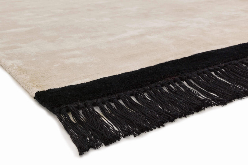 Laagpolig vloerkleed Easy Living Elgin Rug Cream Black Border