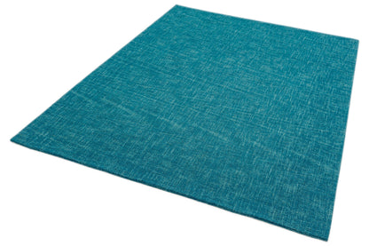Laagpolig vloerkleed Easy Living Tweed Rug Teal