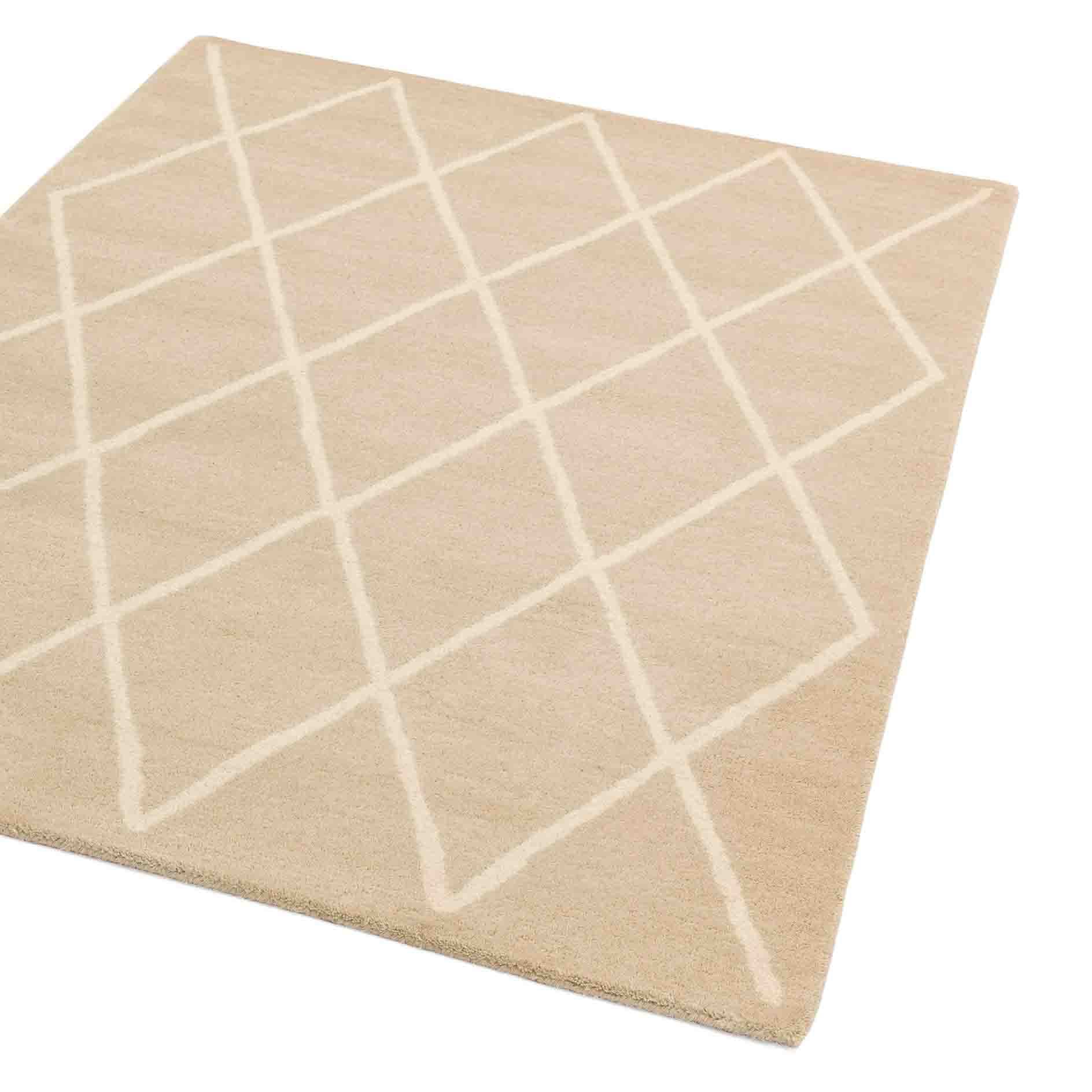 Laagpolig vloerkleed Easy Living Albany Diamond Sand