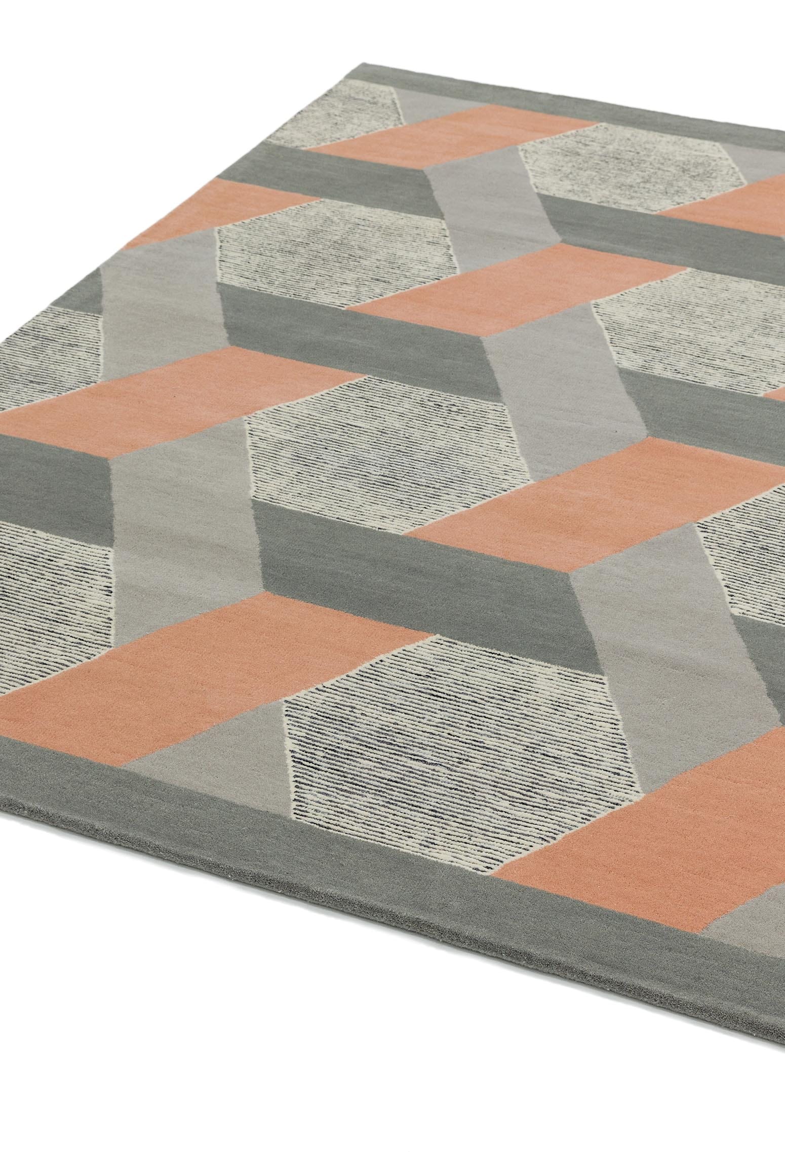 Laagpolig vloerkleed Easy Living Camden Rug Pink