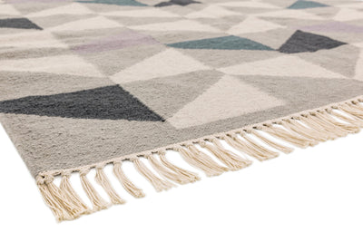 Laagpolig vloerkleed Easy Living Hackney Geo Heather