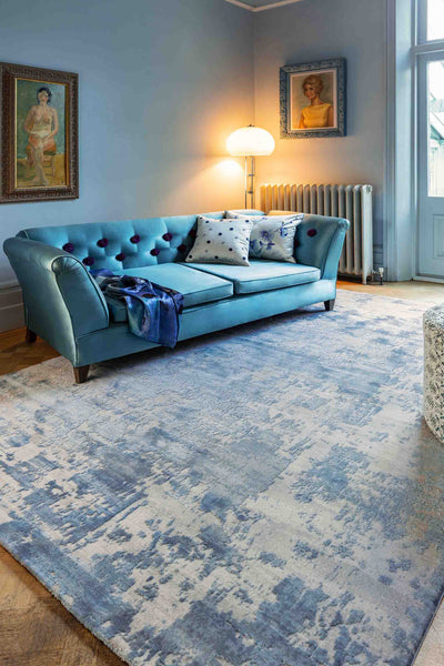 Laagpolig vloerkleed Easy Living Astral Rug s04 Blue