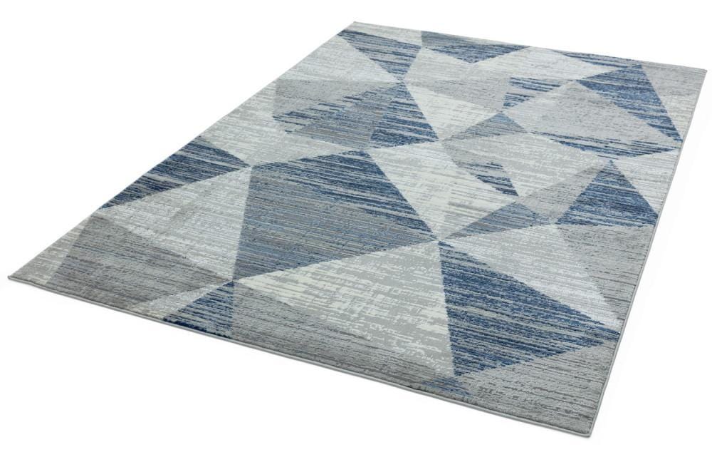 Laagpolig vloerkleed Easy Living Orion or014 Block Blue