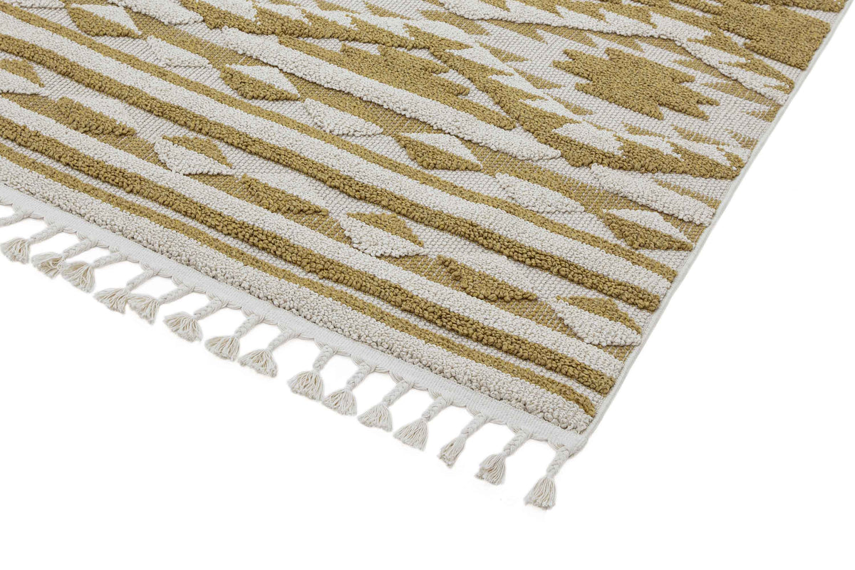Laagpolig vloerkleed Easy Living Taza Ochre
