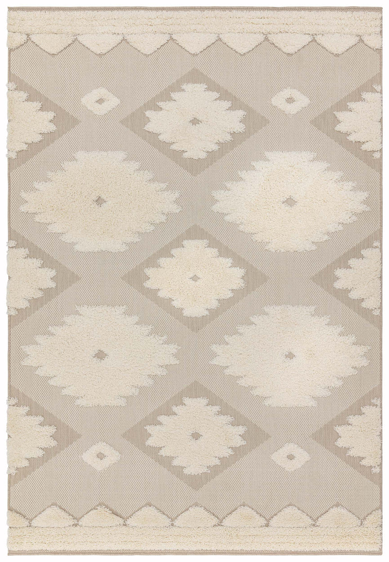 Vloerkleed Easy Living Monty Natural Cream Tribal