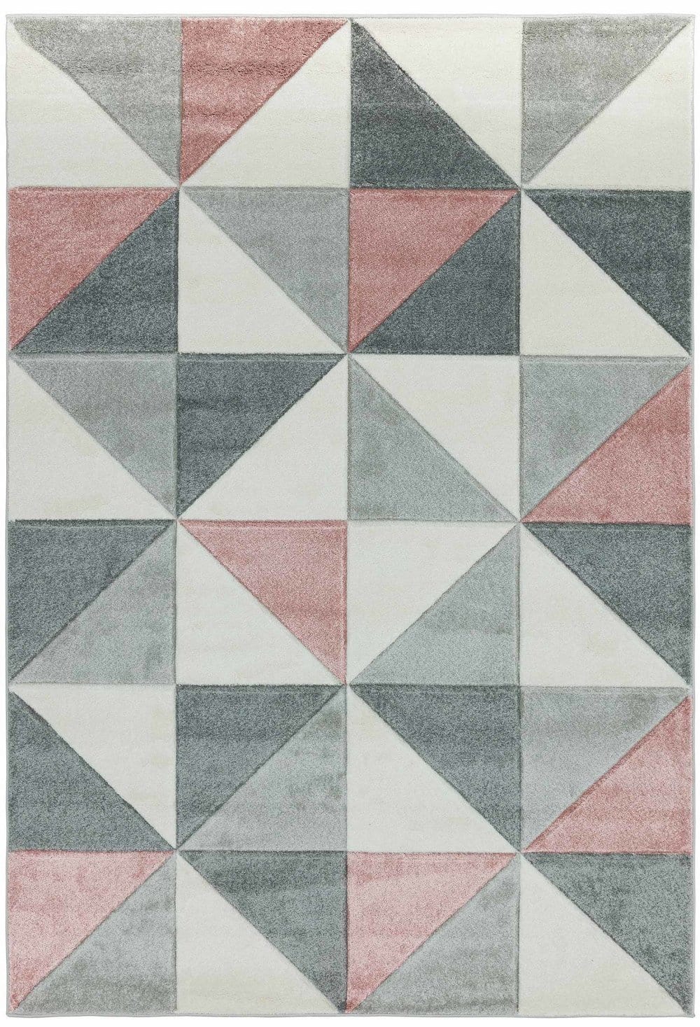 Laagpolig vloerkleed Easy Living Sketch Cubic Pink