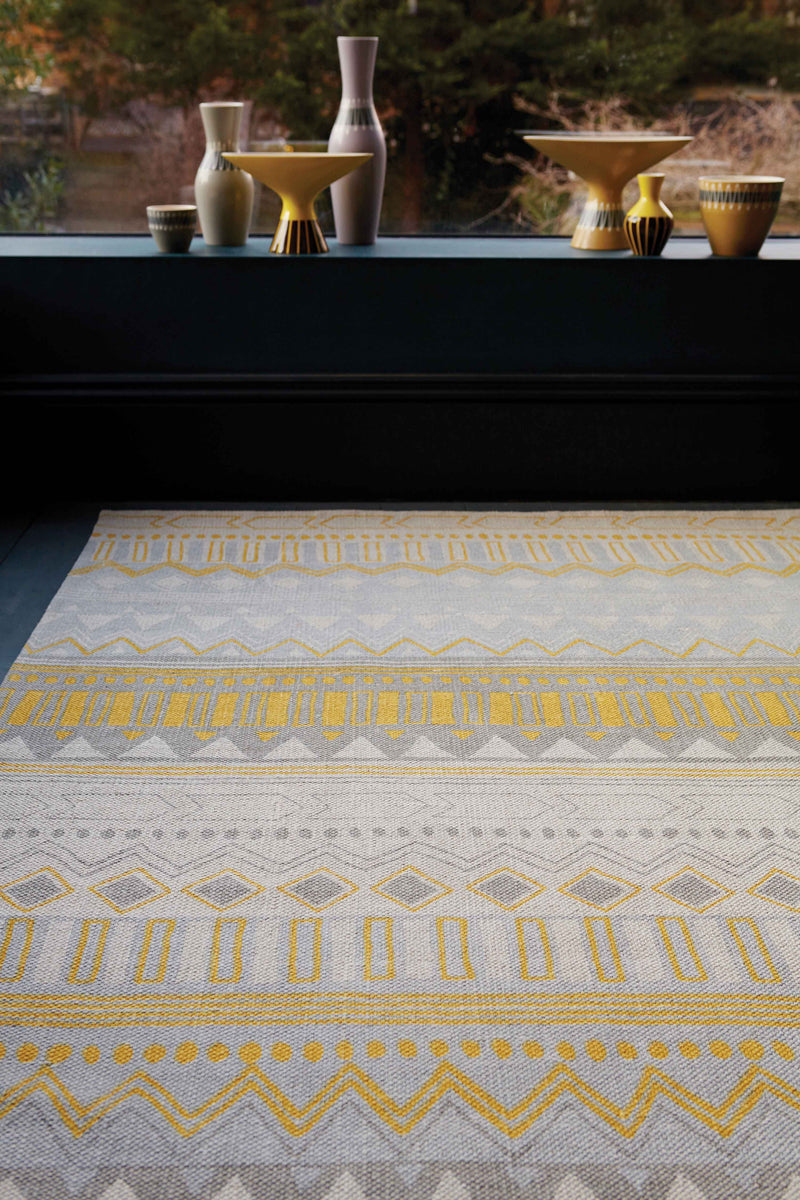 Laagpolig vloerkleed Easy Living Onix 11 Tribal Mix Yellow
