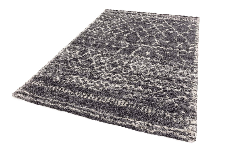 Hoogpolig vloerkleed Easy Living Alto Rug al05 Grey Cream