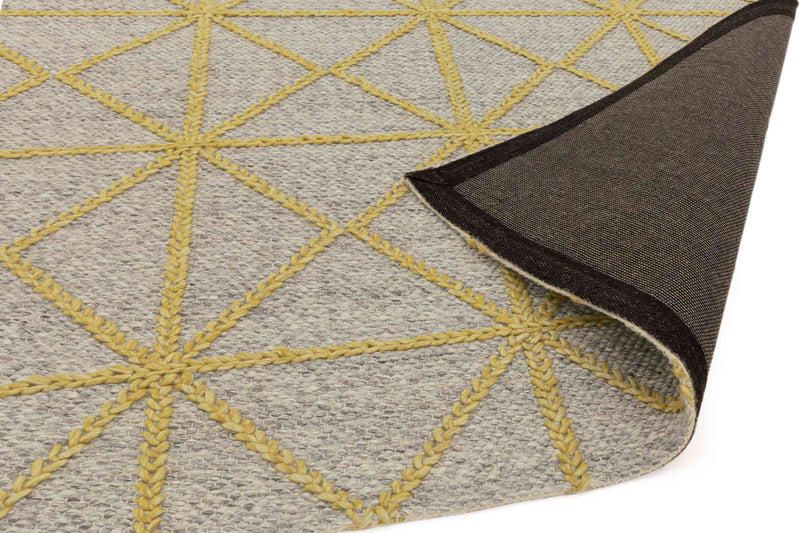 Laagpolig vloerkleed Easy Living Prism Rug Yellow