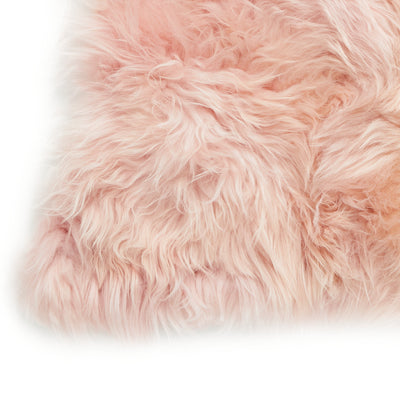 Rugestiq Woolfur schapenvacht Roze