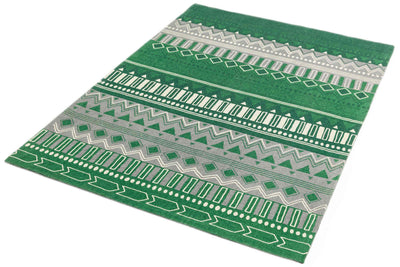 Laagpolig vloerkleed Easy Living Onix 14 Tribal Mix Green