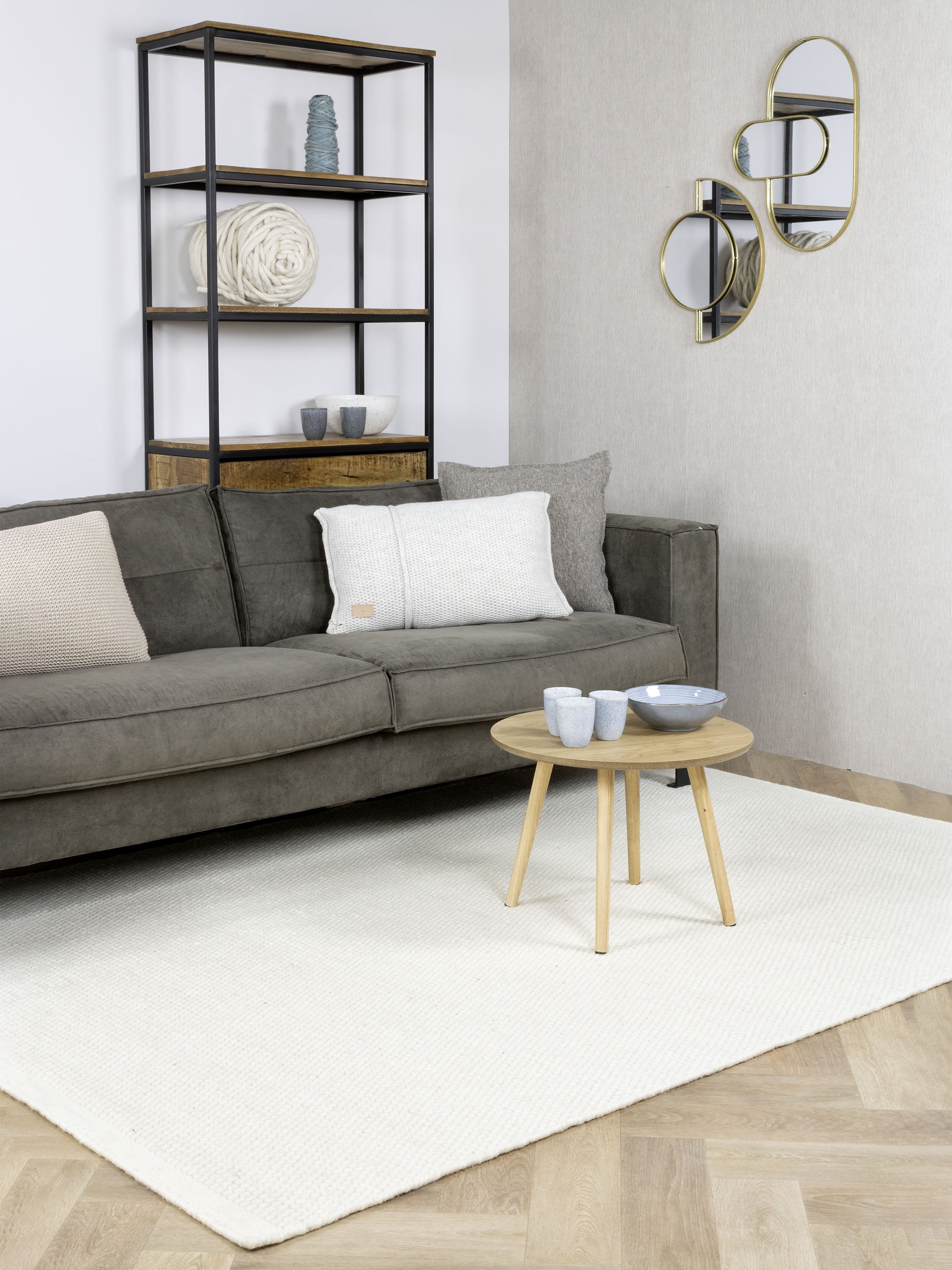 Laagpolig vloerkleed MOMO Rugs Teppe White