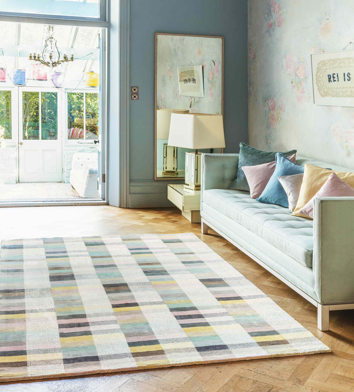 Laagpolig vloerkleed Easy Living Deco Rug Pastel