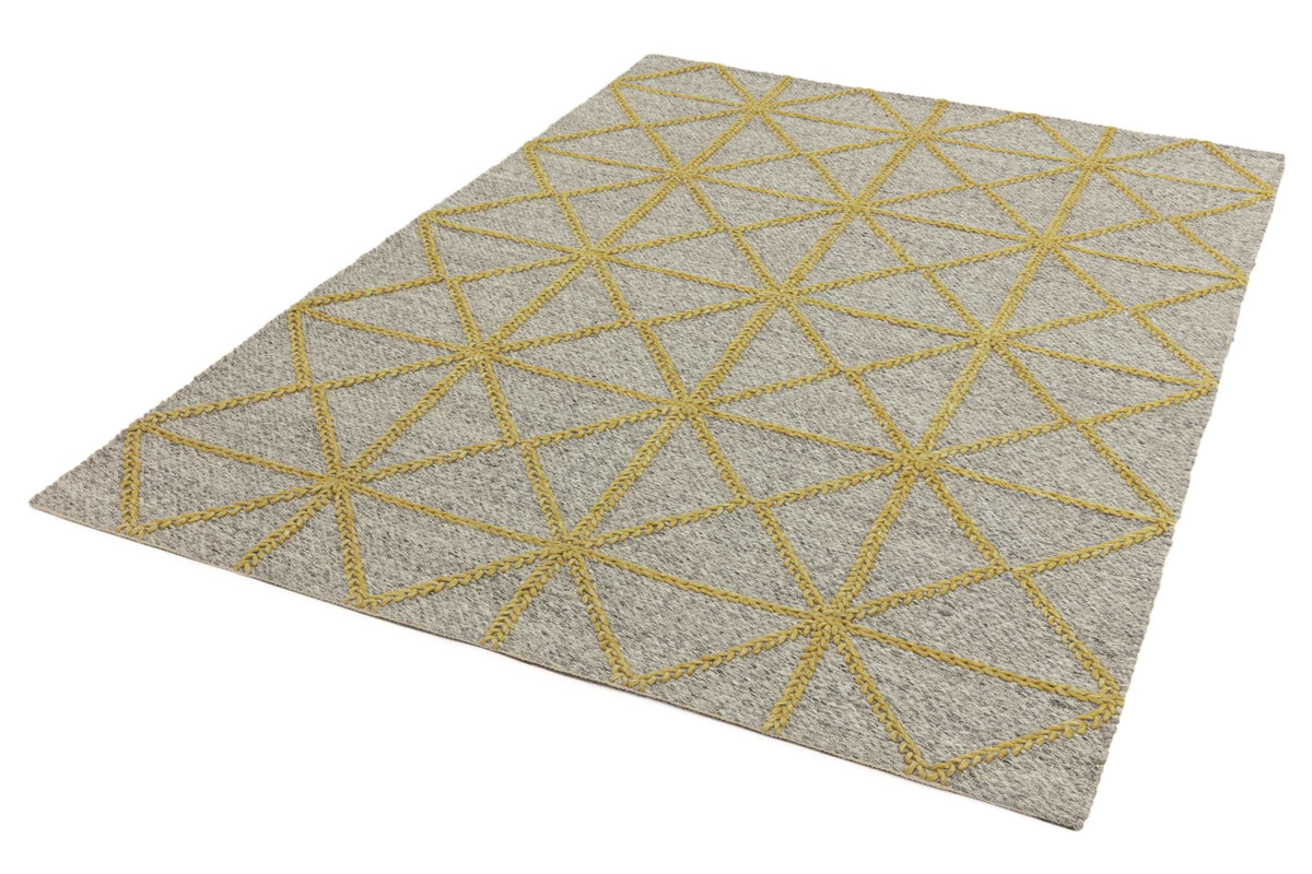 Laagpolig vloerkleed Easy Living Prism Rug Yellow