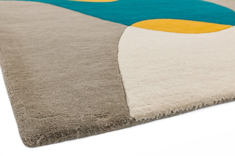 Laagpolig vloerkleed Easy Living Matrix Arc Taupe