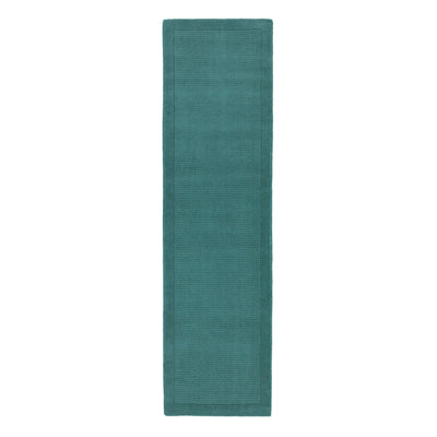 Laagpolig vloerkleed Easy Living York Runner Teal