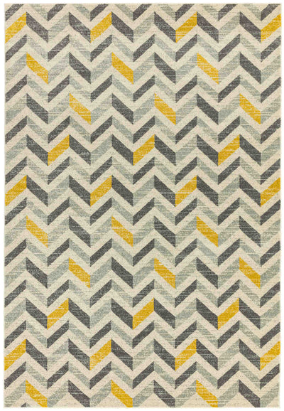 Vintage look Easy Living Colt Chevron Mustard