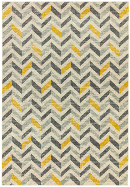Vintage look Easy Living Colt Chevron Mustard