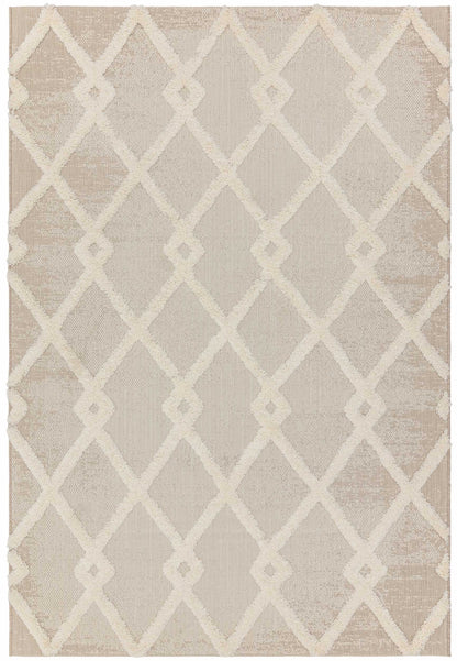 Vloerkleed Easy Living Monty Beige Cream Diamond
