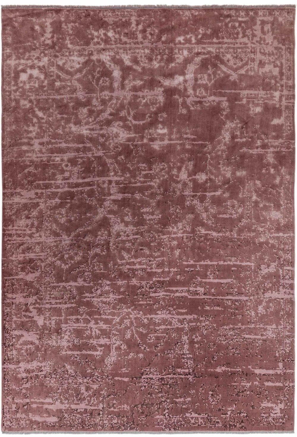 Laagpolig vloerkleed Easy Living Zehraya Cranberry Abstract