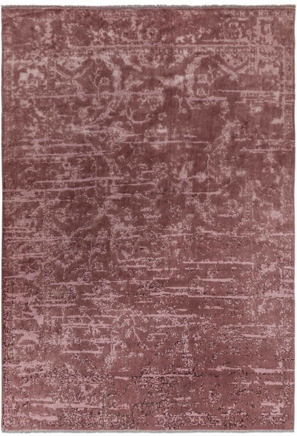 Laagpolig vloerkleed Easy Living Zehraya Cranberry Abstract