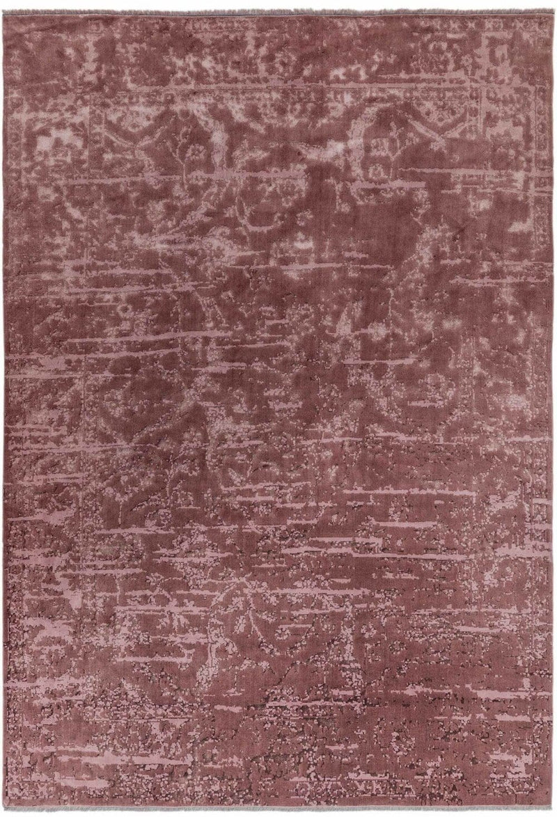 Laagpolig vloerkleed Easy Living Zehraya Cranberry Abstract