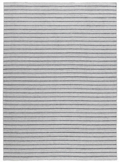 Laagpolig vloerkleed MOMO Rugs Nouveau Stripes Silver Dark Grey