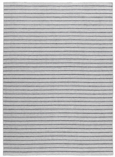 Laagpolig vloerkleed MOMO Rugs Nouveau Stripes Silver Dark Grey