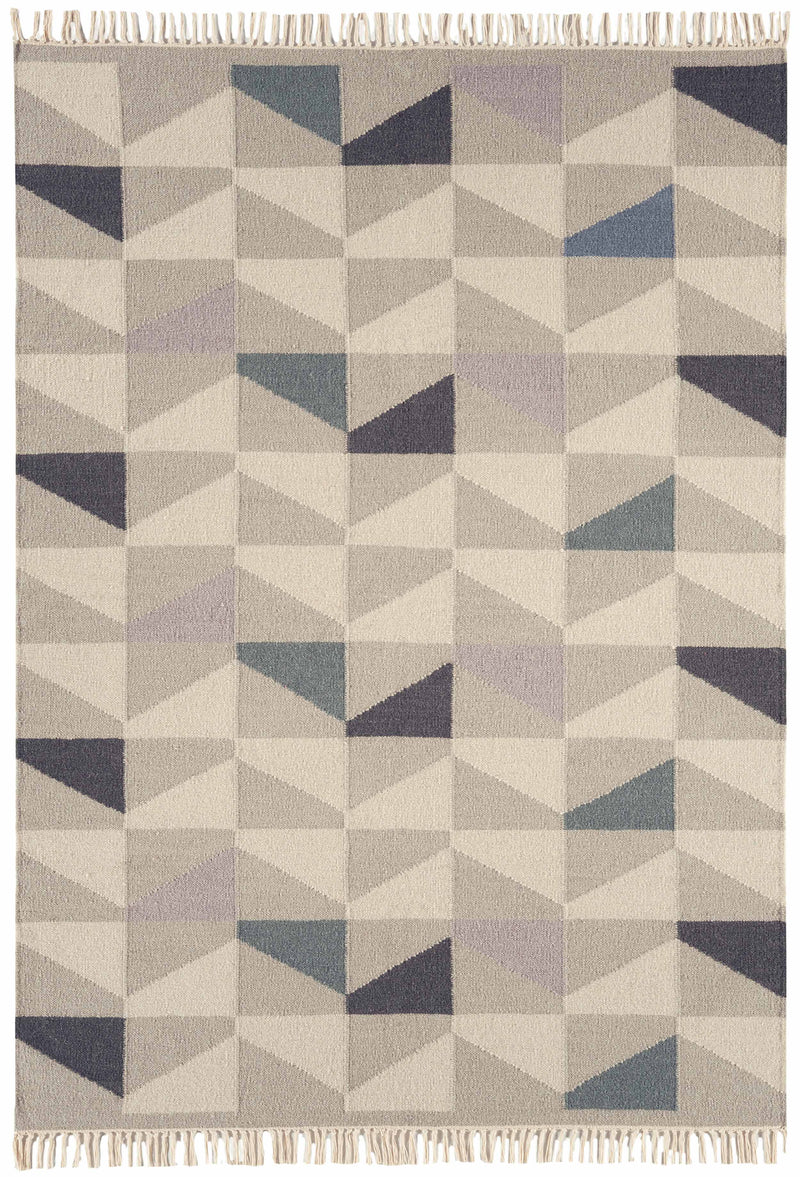 Laagpolig vloerkleed Easy Living Hackney Geo Heather