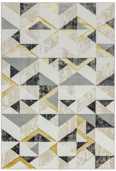 Laagpolig vloerkleed Easy Living Orion or011 Flag Grey